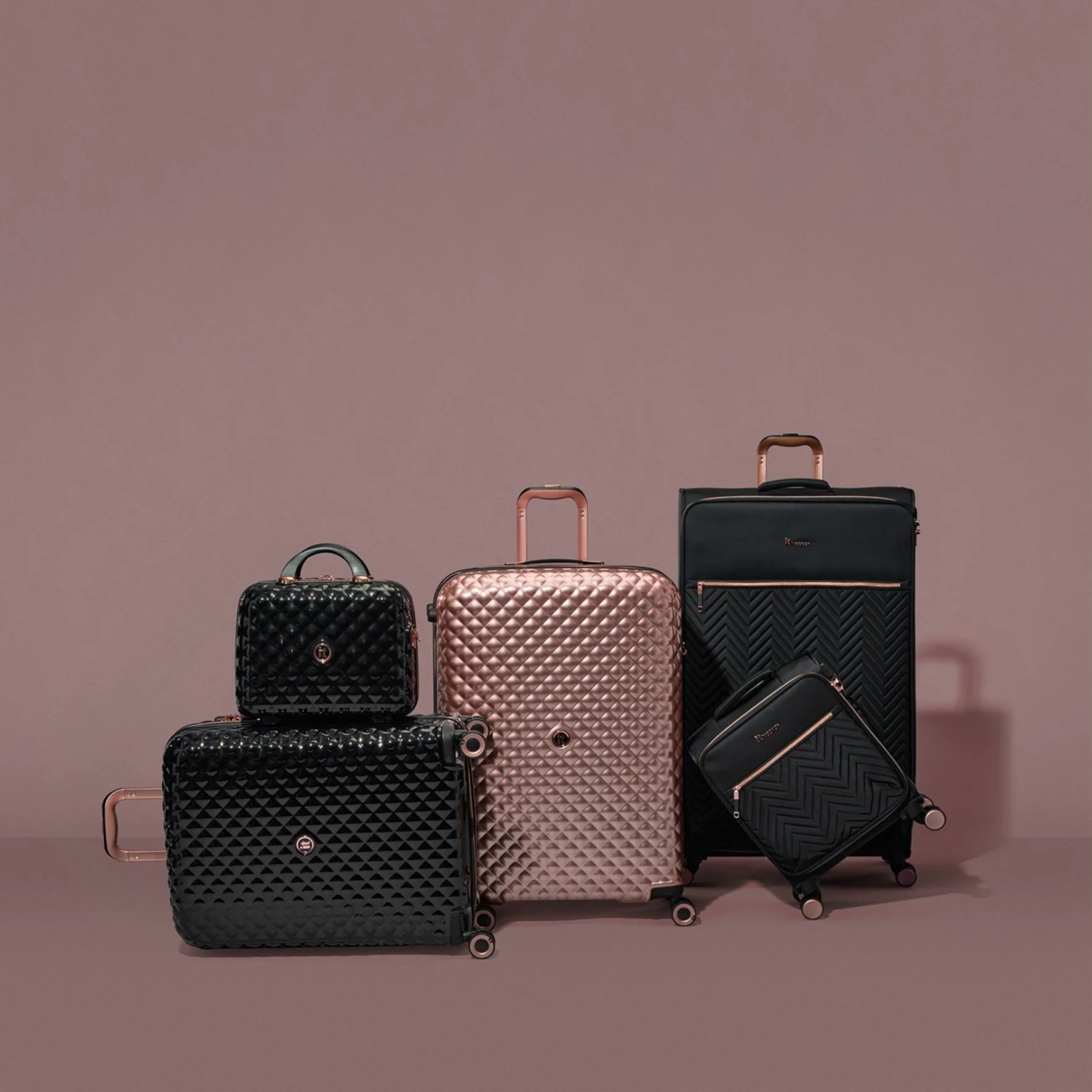 Glitzy - Vanity Case (Metallic Rose Gold) - Image 3
