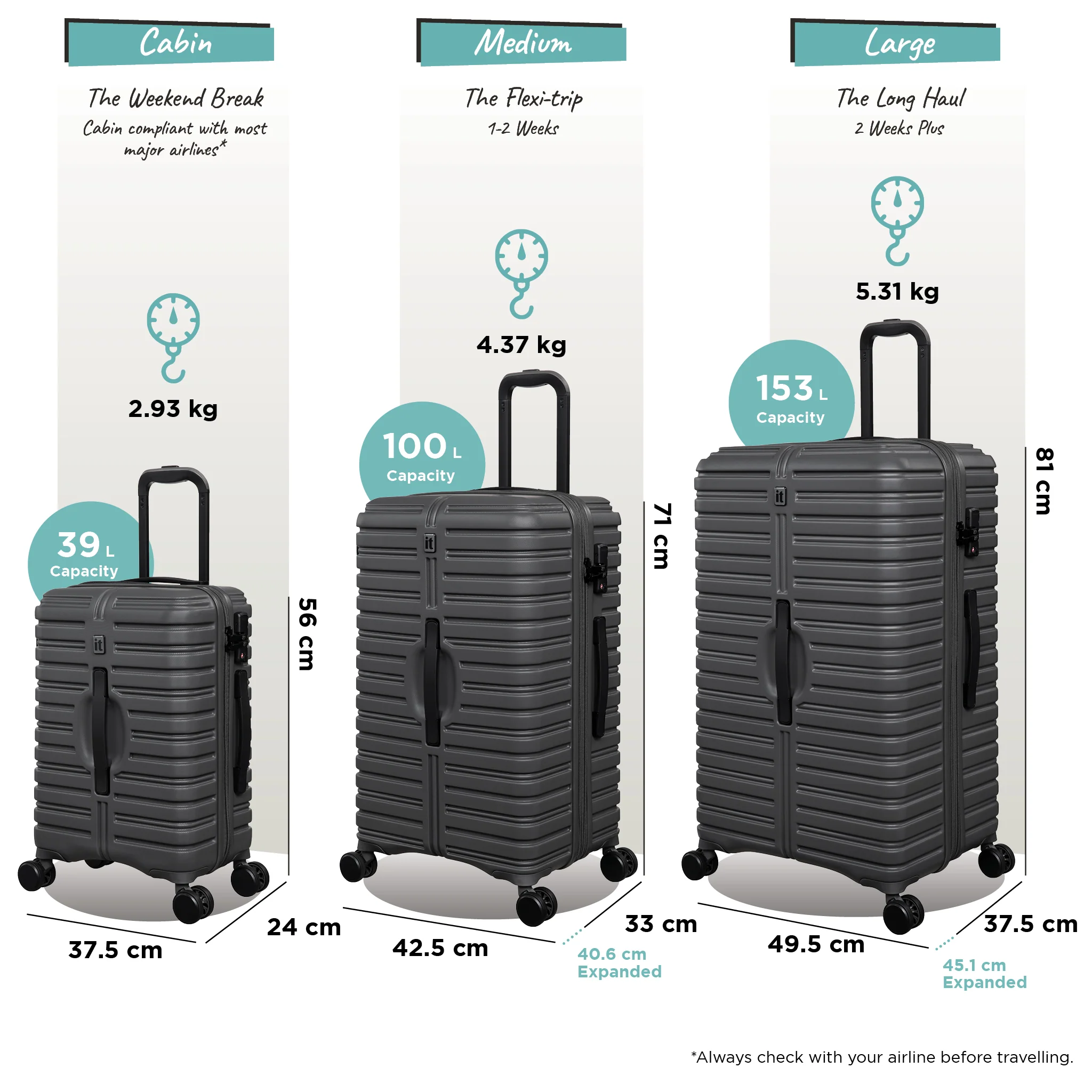 Jumbo Trunk - Medium (Charcoal) - Image 13