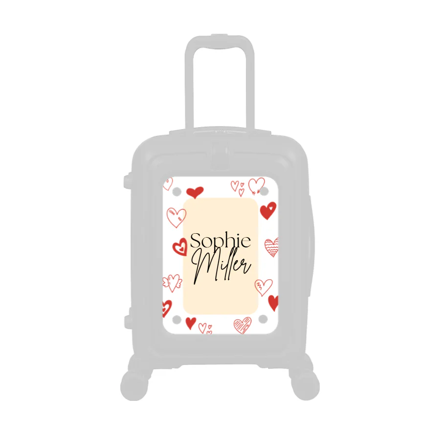 Modify - Personalised Panel (Hearts Border - Double Name) - Image 2
