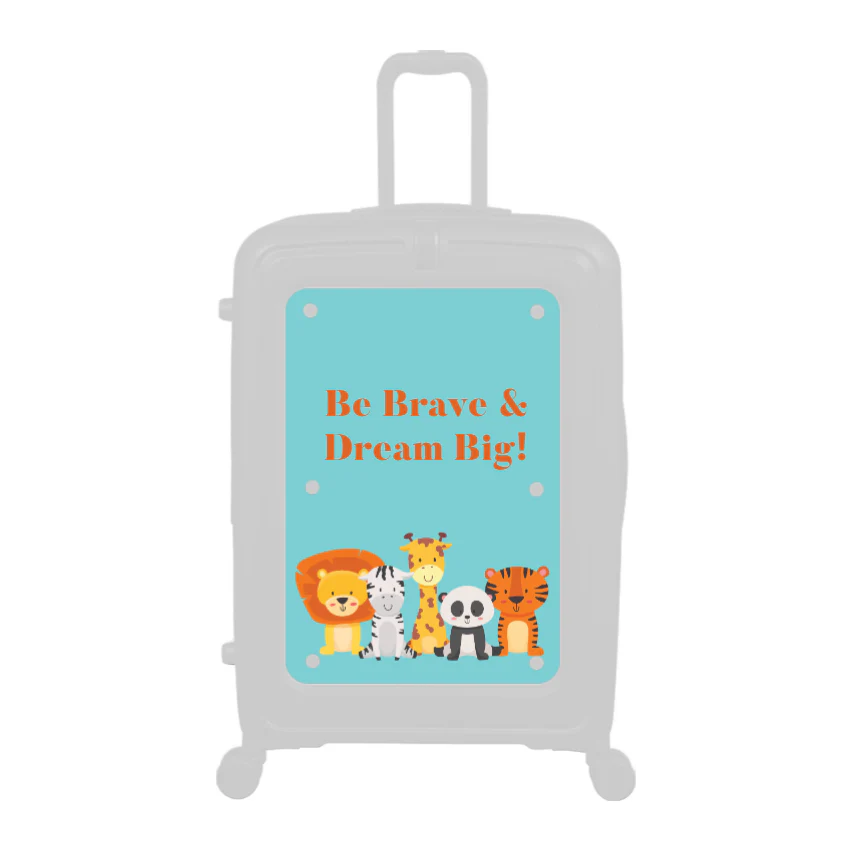 Modify - Personalised Panel (Kids Zoo Animals - Quote)