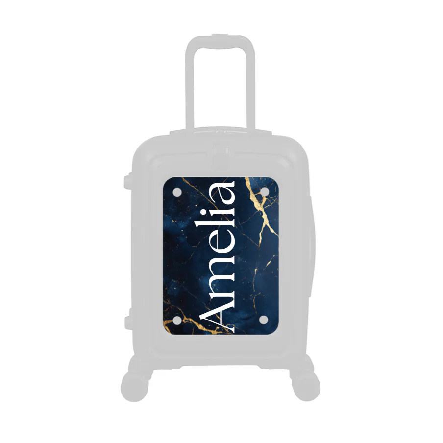 Modify - Personalised Panel (Navy Gold Marble - Side Name) - Image 2