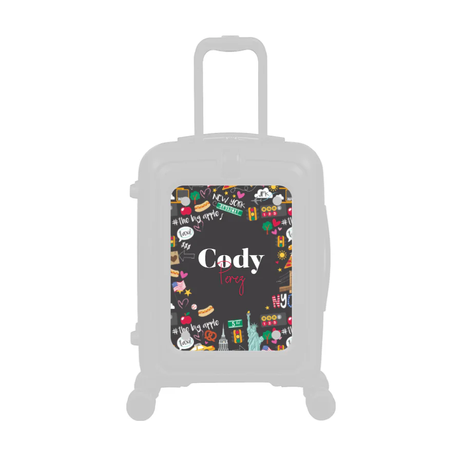 Modify - Personalised Panel (New York Border - Double Name) - Image 2