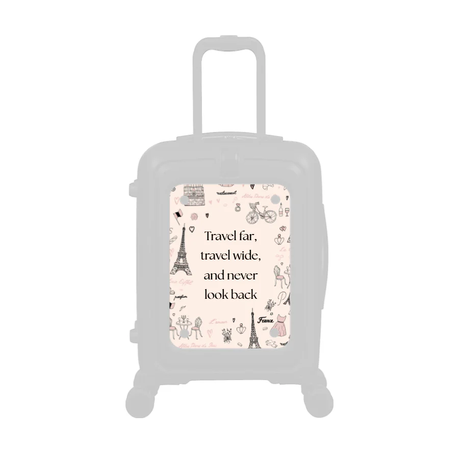Modify - Personalised Panel (Paris Border - Quote) - Image 2