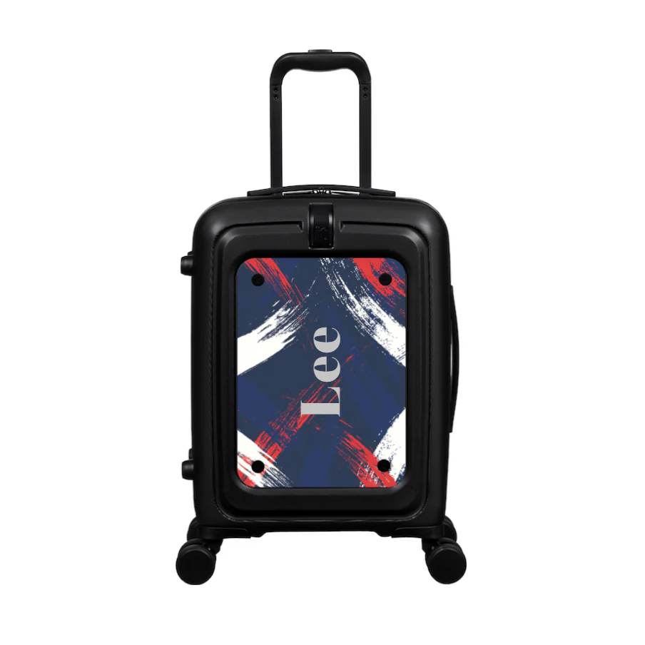 Modify - Suitcase with Personalised Panel (Brush Strokes - Side Name) - Image 2