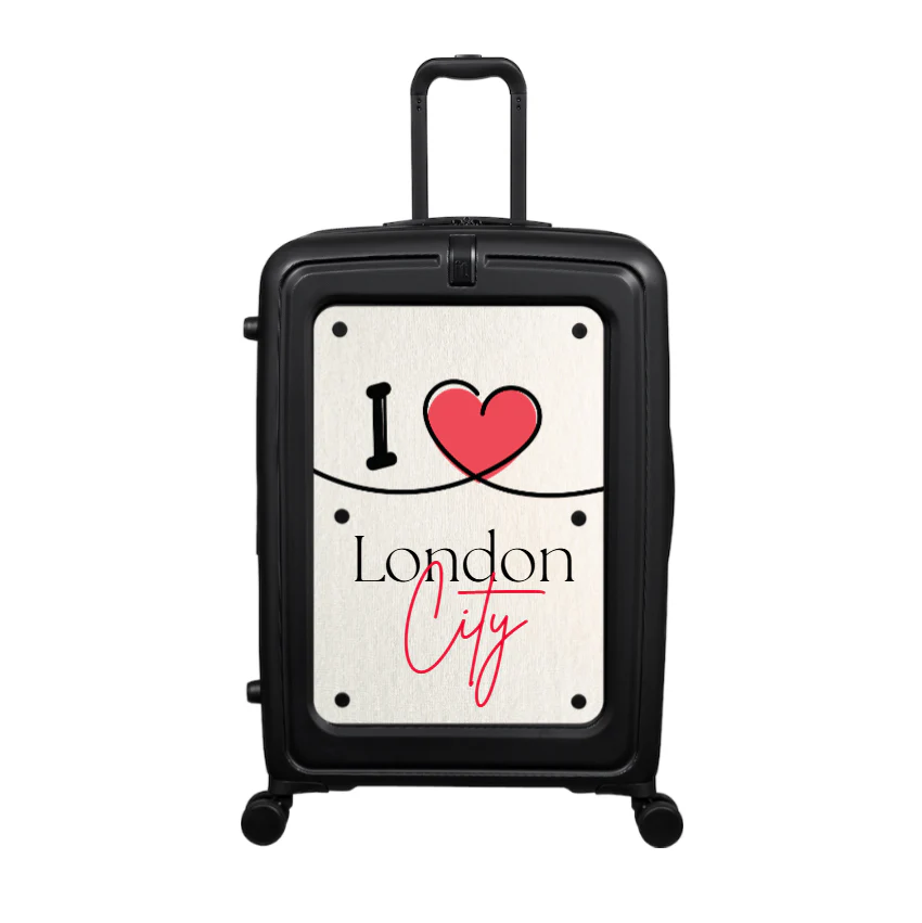 Modify - Suitcase with Personalised Panel (I Heart - Double Name)