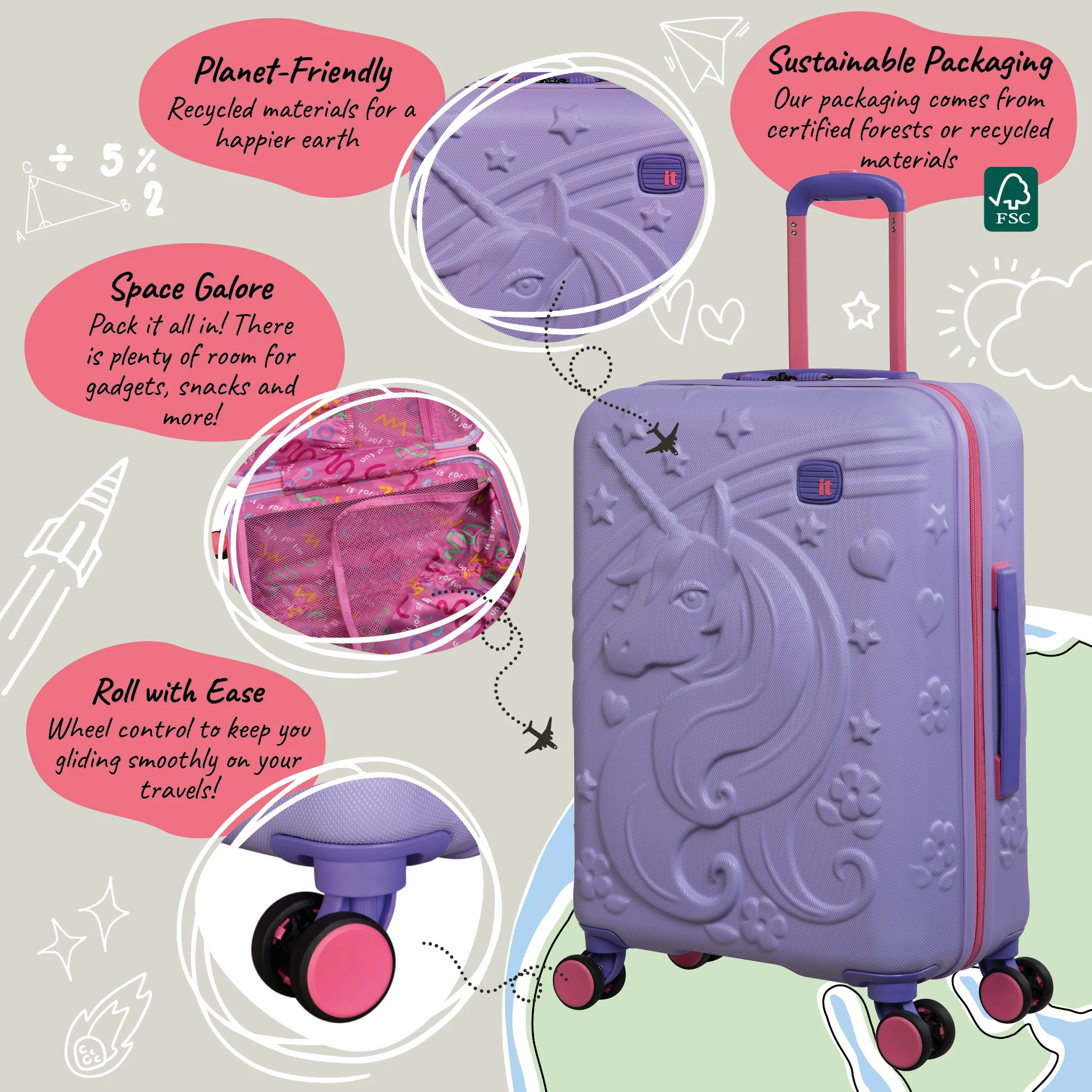 Mystical - Kids Eco 2pc Set (Lavender) - Image 16