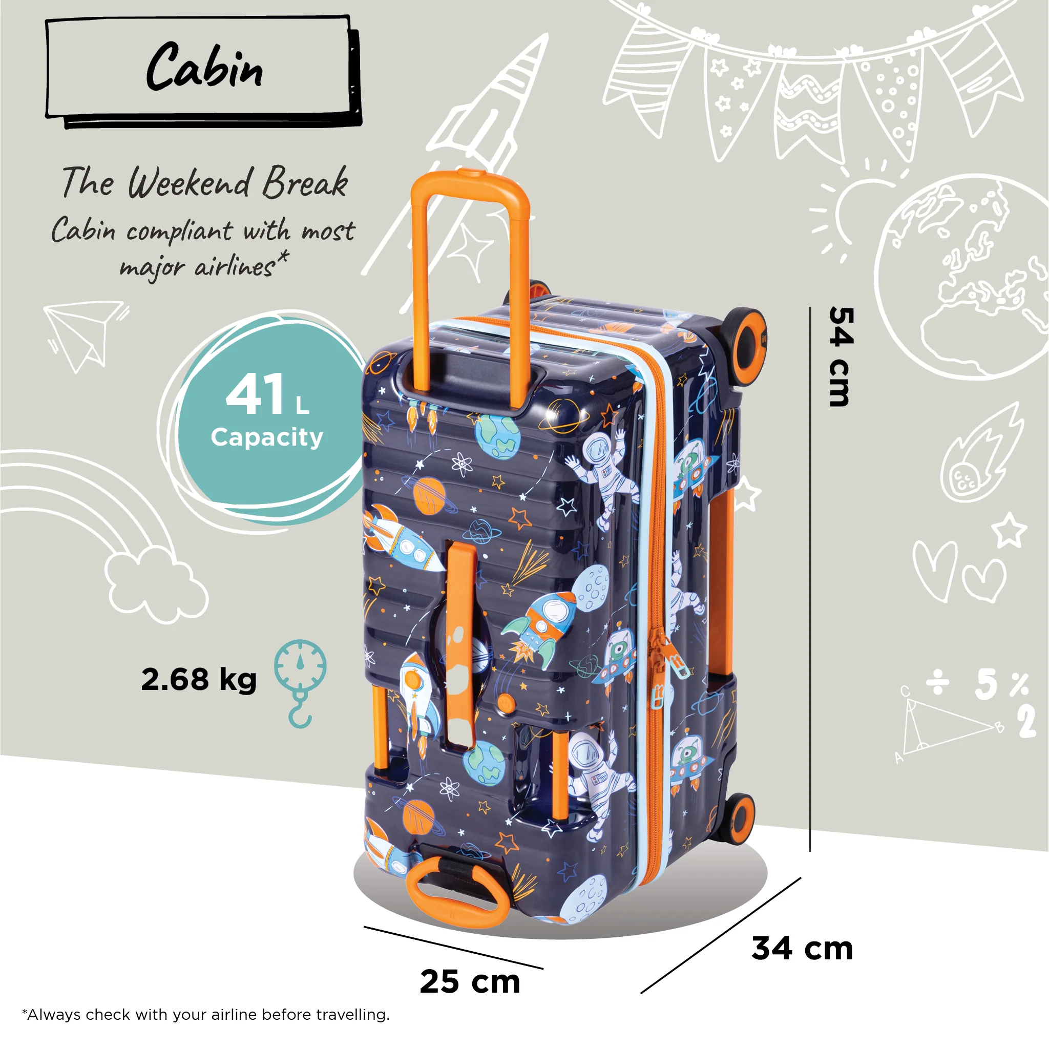 Trunkryder - Kids Ride-On Suitcase (Spaceship) - Image 19